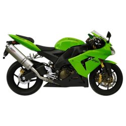 Mivv Oval Slip-On Titanium ZX-10R (04-05)
