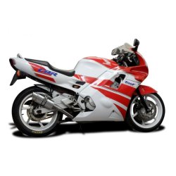 Delkevic Komplet 4-1 Rustfri St�l Rund CBR600 F2 (91-98)