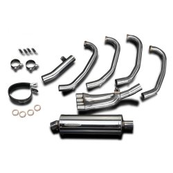 Delkevic Komplet 4-1 Rustfri St�l Oval CBR600F (87-90)