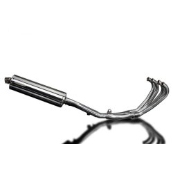 Delkevic Komplet 4-1 Rustfri St�l Oval CBR600F (87-90)