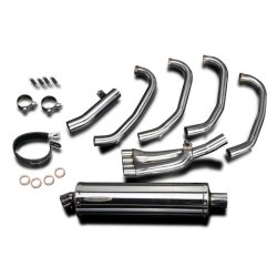 Delkevic Komplet 4-1 Rustfri St�l Oval CBR600F (87-90)