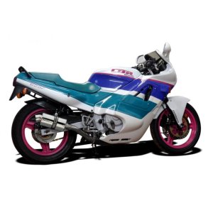Delkevic Komplet 4-1 Rustfri St�l Oval CBR600F (87-90)