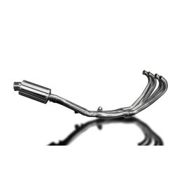 Delkevic Komplet 4-1 Rustfri St�l Oval CBR600F (87-90)