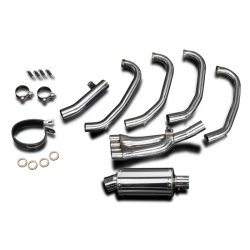 Delkevic Komplet 4-1 Rustfri St�l Oval CBR600F (87-90)