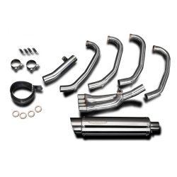 Delkevic Komplet 4-1 Rustfri St�l Rund CBR600F (87-90)