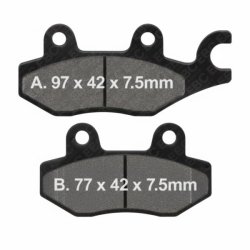 EBC Bremseklodser Sintret Metal Forhjul Yamaha