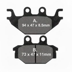 EBC Bremseklodser Sintret Metal Baghjul Yamaha