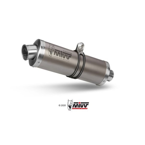 Mivv Oval Slip-On Titanium VFR 800 (98-00)