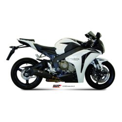 Mivv Suono Slip-On Sort Rustfri Stl CBR 1000RR (08-13) Inkl. Katalysator