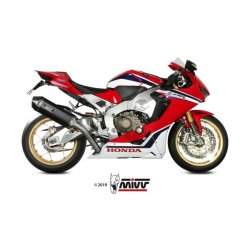 Mivv Speed Slip-On Sort Rustfri Stl CBR 1000RR (17-19)