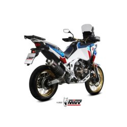 Mivv Dakar Slip-On Sort Rustfri Stl CRF 1100 (20->)
