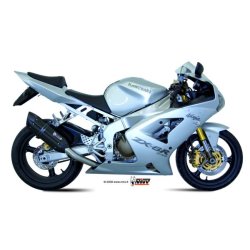 Mivv Suono Slip-On Sort Rustfri St�l ZX-6R (03-04)