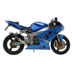 Mivv GP Slip-On Sort Rustfri St�l ZX-6R (03-04)