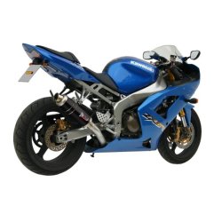Mivv GP Slip-On Sort Rustfri St�l ZX-6R (03-04)