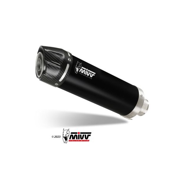 Mivv GP Slip-On Black Z 750 (07-14)