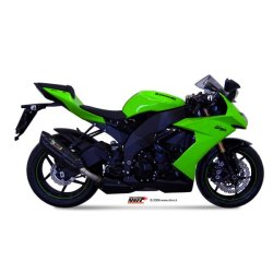 Mivv Suono Slip-On Sort Rustfri St�l ZX-10R (08-10) 