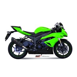 Mivv Suono Slip-On Sort Rustfri St�l ZX-6R (09-16)