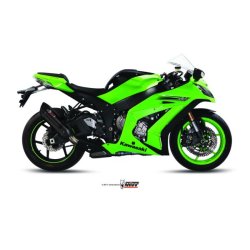 Mivv Suono Slip-On Sort Rustfri St�l ZX-10R (11-15)