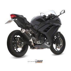 Mivv GP Sort Rustfri Stl Ninja 300 (13-16)