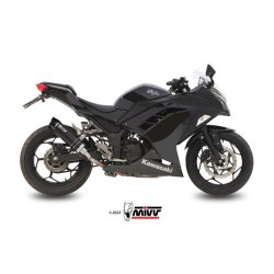 Mivv GP Slip-On Black Ninja 300 (13-16)