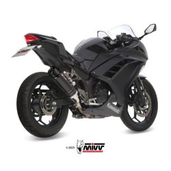 Mivv GP Slip-On Black Ninja 300 (13-16)