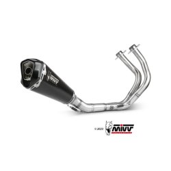 Mivv Delta Race Komplet Sort Rustfri Stl Ninja 650 (17-23)