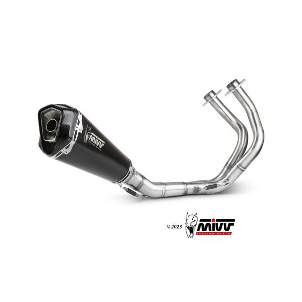 Mivv Delta Race Komplet Sort Rustfri Stl Ninja 650 (17-23)