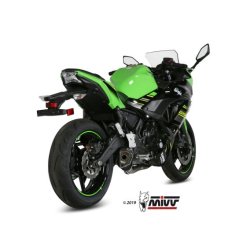 Mivv Delta Race Komplet Sort Rustfri Stl Ninja 650 (17-23)