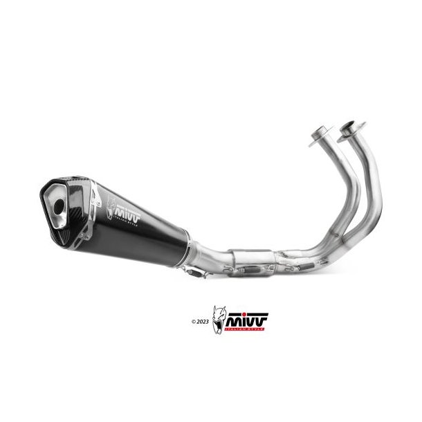 Mivv Delta Race Komplet Sort Rustfri Stl Ninja 650 (24->)