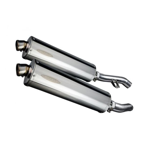 Delkevic Oval Slip-On 450 mm Rustfri St�l FJR1300 (06-23)