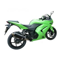 Delkevic Slipon Carbon Udstdning Ninja 250 (08-13)