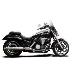 Delkevic Slip-On 550 mm Custom Slash-Cut St�l XVS 950A (09-17)