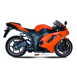 Mivv Suono Slip-On Sort Rustfri St�l ZX-6R (07-08)