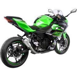 LeoVince LV-10 Slip-On Rustfri Stl Ninja 400/500 (18->)