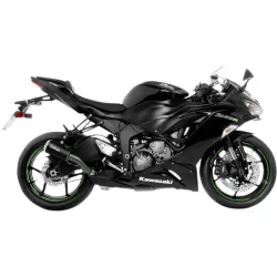 LeoVince LV-10 Sort Rustfri St�l ZX-6R (11-24)