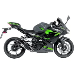 LeoVince Corsa Sort Rustfri Stl Ninja 400/500 (18->)
