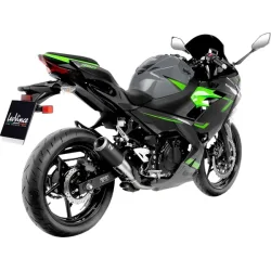 LeoVince Corsa Sort Rustfri Stl Ninja 400/500 (18->)
