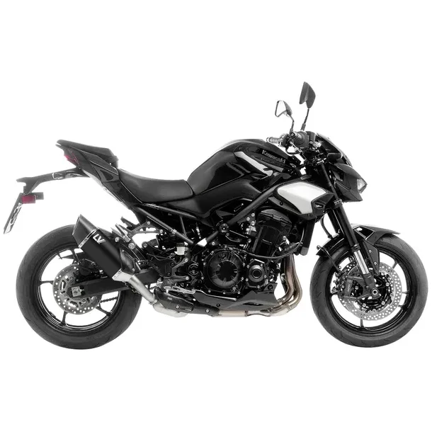 Leovince LV-14R Slip-On Sort Rustfri Stl Z 900 (17->)