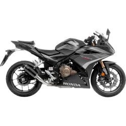 LeoVince GP Evo Slip-On Sort Rustfri Stl CB500/CBR500 (19-25)