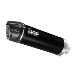 Mivv GP Slip-On Sort Rustfri Carbon CBR 600F (11-13)