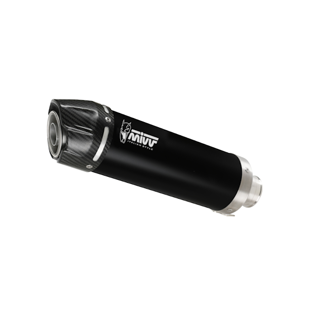 Mivv GP Slip-On Sort Rustfri Carbon CBR 600F (11-13)