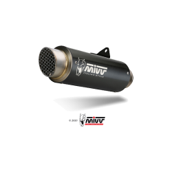 Mivv GP Pro Komplet Sort Rustfri Stl CBR 650R (24->)