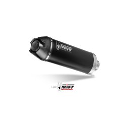 Mivv AK-1 Komplet Udstdning Sort Rustfri Stl CBR 650R (24->)