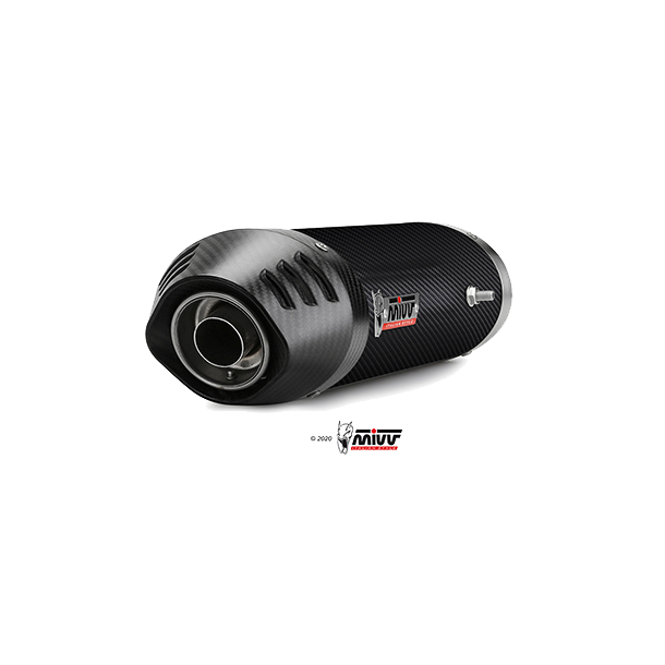 Mivv Oval Slip-On Full-Carbon CBR 600RR (03-04)