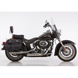 Falcon Double Groove slip on udst�dning - Softail Modeller