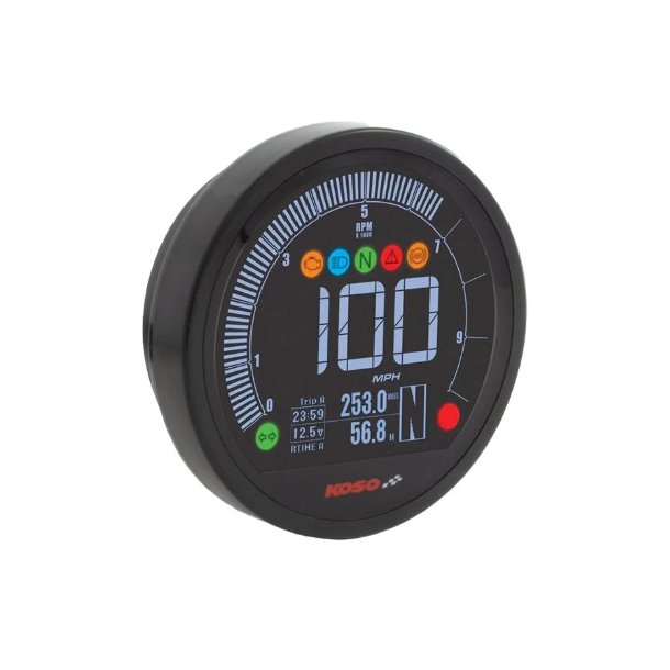 Koso DL-04B Speedometer Sort XV950 Bolt 2014-2018