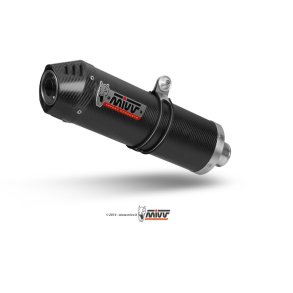 MIVV Oval Carbon Slip-On - Kawasaki Z750 (07-12)