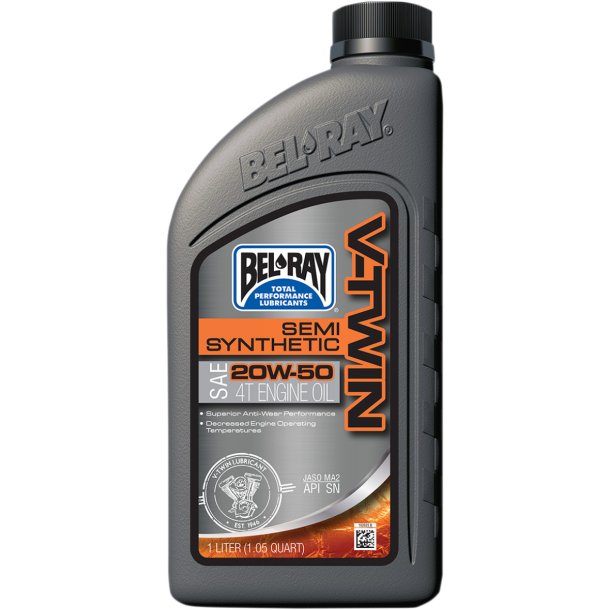 Bel-Ray V-Twin Semi-Synthetic Engine Oil 20W-50 1L