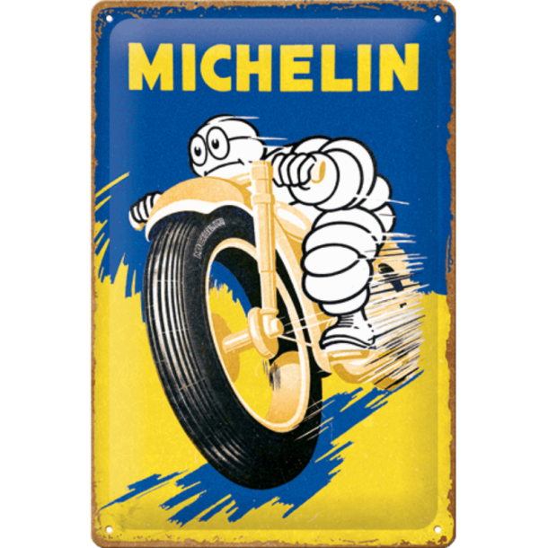 Nostalgic Art Michelin Motorcycle Skilt