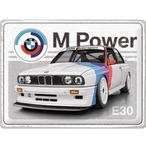 Nostalgic Art BMW M-Power Skilt